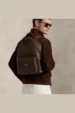 Ralph Lauren Rucksack aus Narbenleder