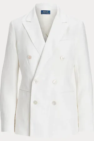 Ralph Lauren Zweireihiger Leinenblazer