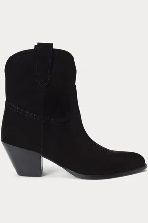 Ralph Lauren Westernstiefel aus Kalbswildleder