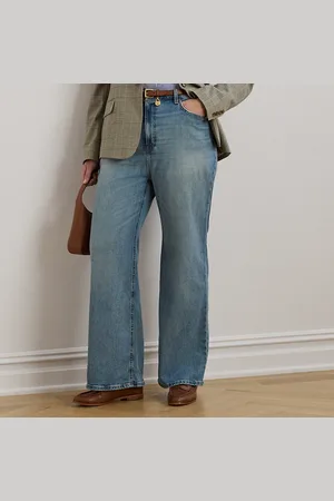Ralph Lauren Plus Größen - Jeans mit hoher Leibhöhe und weitem Bein