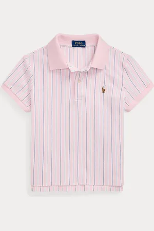 Ralph Lauren Kastenförmiges Poloshirt mit Streifen
