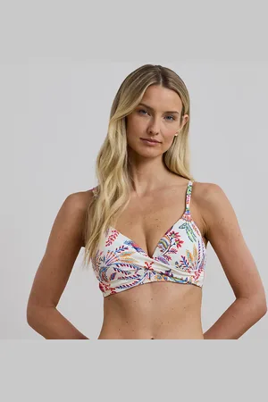 Ralph Lauren Geblümtes Bikinitop mit Twist-Detail