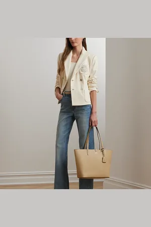 Ralph Lauren Große wendbare Kunstleder-Tragetasche