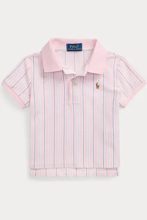 Ralph Lauren Kastenförmiges Poloshirt mit Streifen