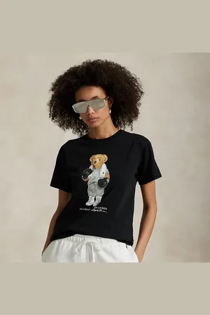 Ralph Lauren Baumwolljersey-T-Shirt mit Polo Bear