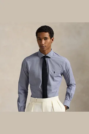 Ralph Lauren Custom-Fit Karohemd aus Popeline