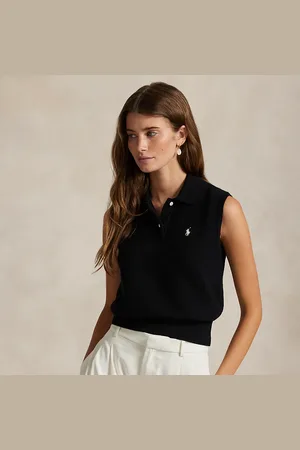 Ralph Lauren Ärmelloser Polo-Pullover aus Baumwolle