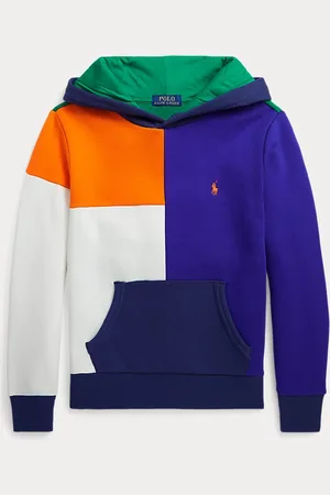 Ralph Lauren Fleecekapuzenshirt mit Color-Block