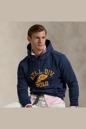 Ralph Lauren Fleece-Kapuzenpullover mit Logo