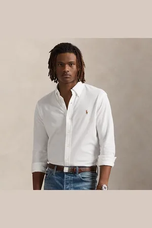 Ralph Lauren Baumwollpiqué-Oxfordhemd