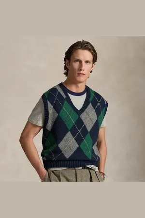 Ralph Lauren Big-Fit Pullunder mit Argyle-Muster
