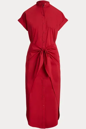 Ralph Lauren Hemdkleid mit Bindedetail vorne