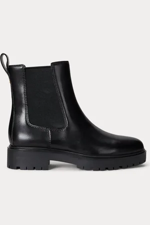 Ralph Lauren Stiefelette Allyson aus poliertem Leder