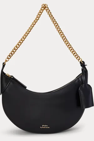 Ralph Lauren Mini-Ledertasche Polo ID mit Kette