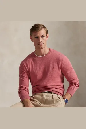 Ralph Lauren Baumwoll-Kaschmir-Rundhalspullover