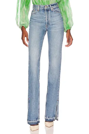 EB DENIM GERADES BEIN UNRAVELED in . Size 24, 25, 33.