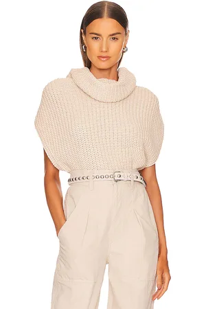 525 America STRICK SLEEVELESS TURTLENECK in . Size M, S, XL, XS.