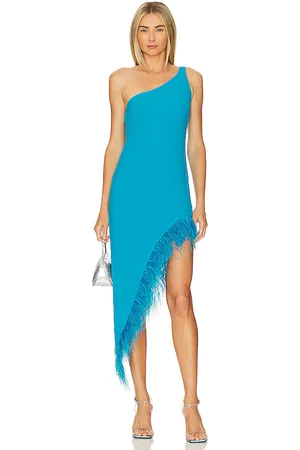Amanda Uprichard ONE-SHOULDER MIDIKLEID VIERA in . Size XL, XS.