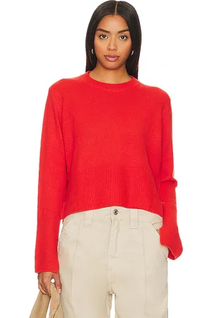 AUTUMN CASHMERE RUNDHALSPULLOVER IN KASTENFORM in . Size S, XL, XS.
