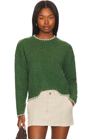 AUTUMN CASHMERE RUNDHALSPULLOVER MIT KONTRASTBÜNDCHEN in . Size XL, XS.