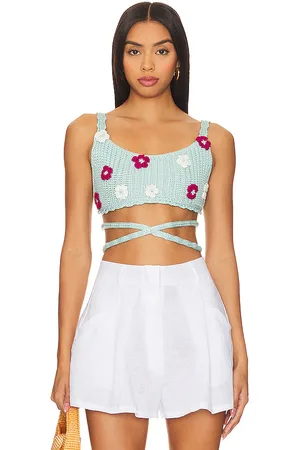 Agua Bendita CROP-TOP ALBANY in . Size XL.
