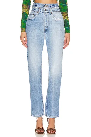 aligrace JEANS MIT DOPPELTEM BUND in . Size 24, 25, 26, 27, 28, 29, 30, 31, 32.