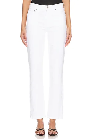 AGOLDE JEANS IN CROPPED-LÄNGE MIT MITTELHOHEM BUND UND GERADEM BEIN KYE in . Size 33, 34.