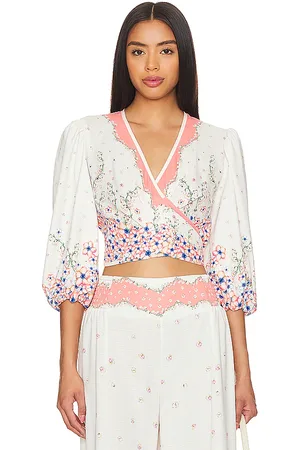Agua Bendita BLUSE, KURZER SCHNITT ASIA in . Size M, XL, XXL.