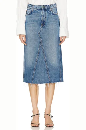 GRLFRND MIDIROCK DARCY MID RISE COLUMN in . Size 24, 25, 27.