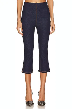 EB DENIM CAPRIHOSE SPLIT HEM in . Size M.