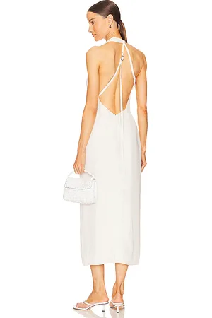 St Agni MIDI-KLEID ASYMMETRICAL BELT BACK in . Size XL.