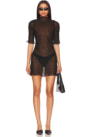 APRÈS MINIKLEID RUCHED SILK in . Size L, S, XS, XXS.
