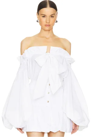 Caroline Constas SCHULTERFREIE BLUSE ADELINE in . Size S.