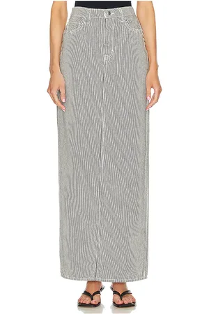 GRLFRND MAXI-BLEISTIFTROCK MIT SAUMSCHLITZ HINTEN AMARA in . Size 24, 26, 27.