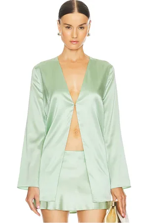 SER.O.YA BLUSE MIT SEIDE ODELIA in . Size M, S.