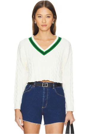 ALL THE WAYS STRICK DARLAH CROP in . Size M, S, XS.