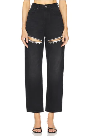 AREA JEANS MIT SCHLITZEN MIT KRISTALLSTEINCHEN in . Size 25, 26, 27, 28, 29, 30.