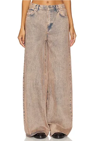GRLFRND WEITER SCHNITT LUNA MID RISE BAGGY in . Size 24, 25, 27, 28.