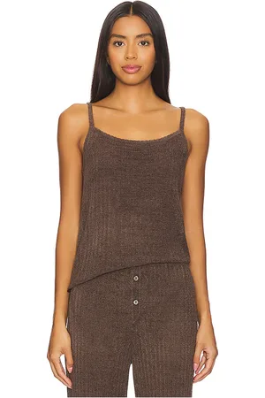 Barefoot Dreams TANK-TOP COZYCHIC ULTRA LIGHT RIBBED TANK in . Size S, XL.
