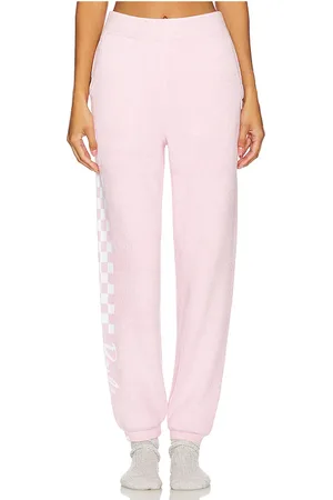 Barefoot Dreams JOGGING-STYLE COZYCHIC ULTRA LIGHT BARBIE CHECKERED JOGGER in . Size S, XS.