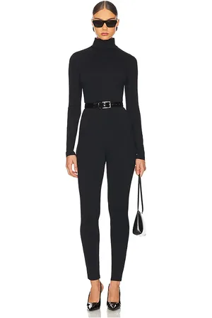 Susana Monaco JUMPSUIT MOCK NECK LONG SLEEVE in . Size S.