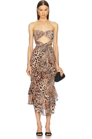 Michael Costello MIDI-KLEID NATALIA in . Size M, S, XL, XS, XXS.