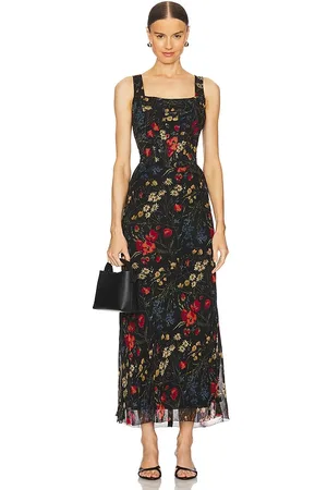 Ralph Lauren Sleeveless Cocktail Dress in Black,Red. Size 6.