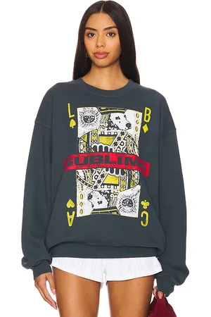 DAYDREAMER SWEATSHIRT SUBLIME PLAYING CARD BF CREW in . Size S, XS.