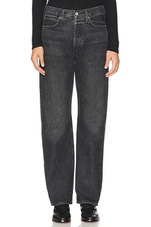 AGOLDE LÄSSIGE HOSE MIT HOHEM BUND UND GERADEM BEIN KELLY in . Size 24, 25, 26, 27, 28, 29, 30, 31.