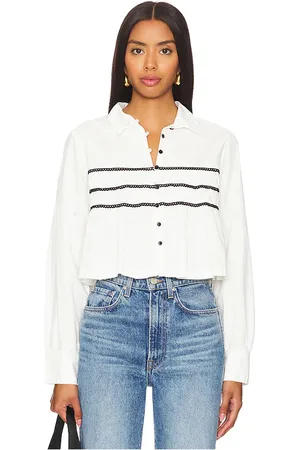 Free People BLUSE LACE LOVER in . Size XS.