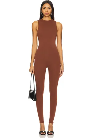 AFRM ÄRMELLOSER CATSUIT MIT STEHKRAGEN KIKI in . Size XXL.