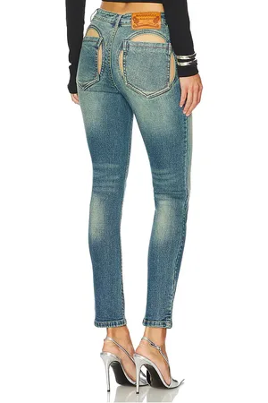 Marrknull SKINNY-JEANS MIT STRETCH HOLLOW OUT in . Size XS.
