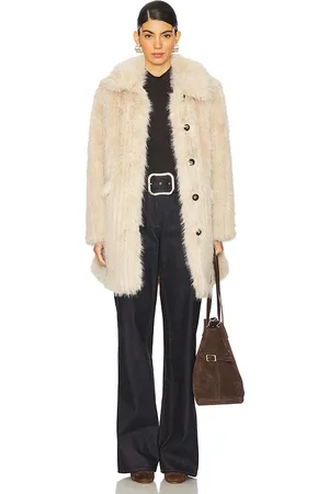 Apparis Pamela Mid Length Coat in . Size M, S, XL, XS, XXL.