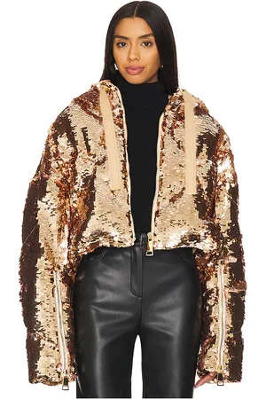 Khrisjoy STEPPJACKE KHRIS CROP SPARKLY in . Size 1, 2.